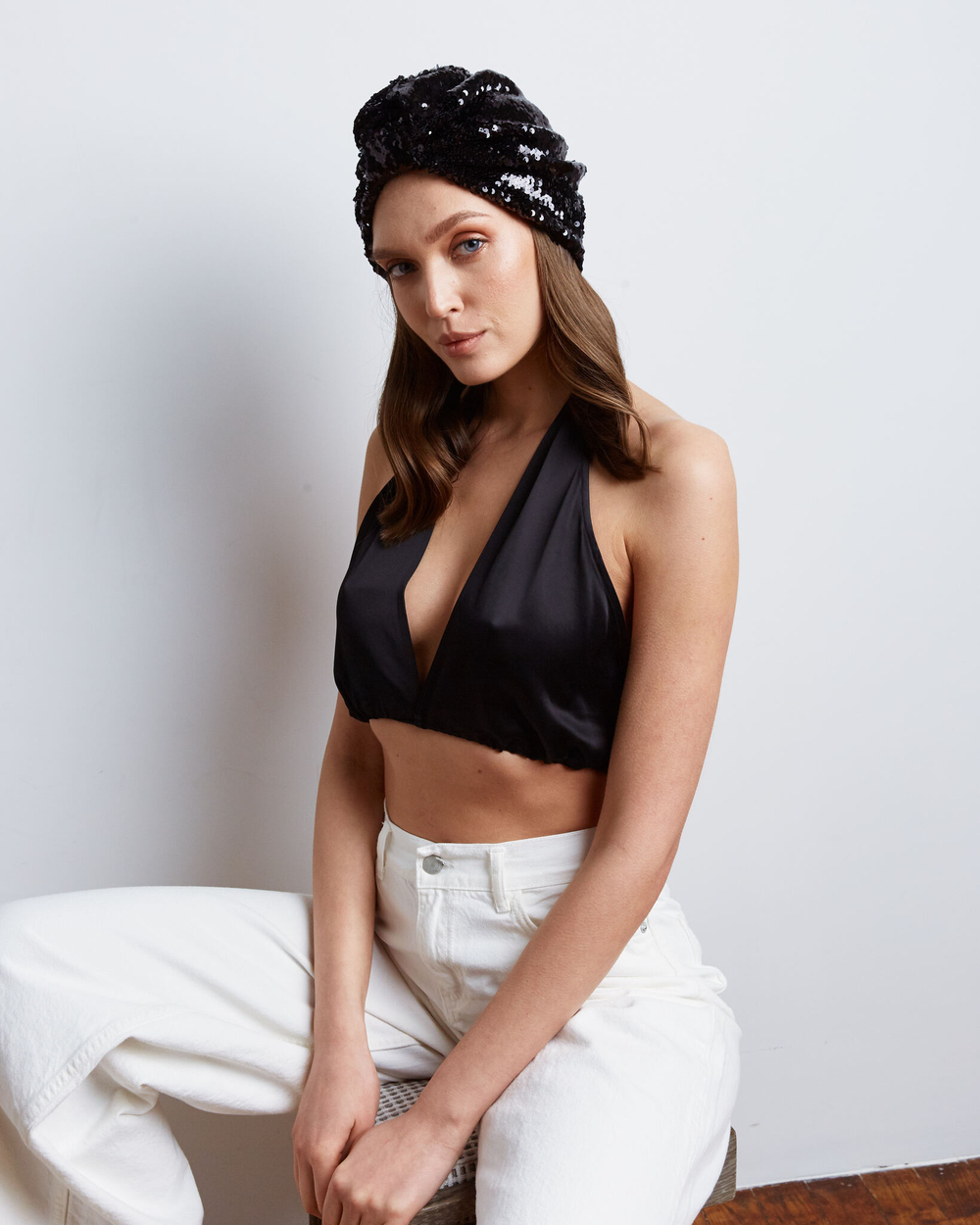 Чалма с пайетками