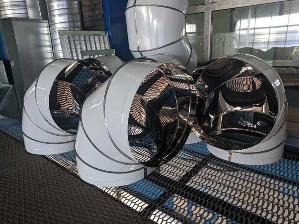 Отвод круглый 90 400 мм