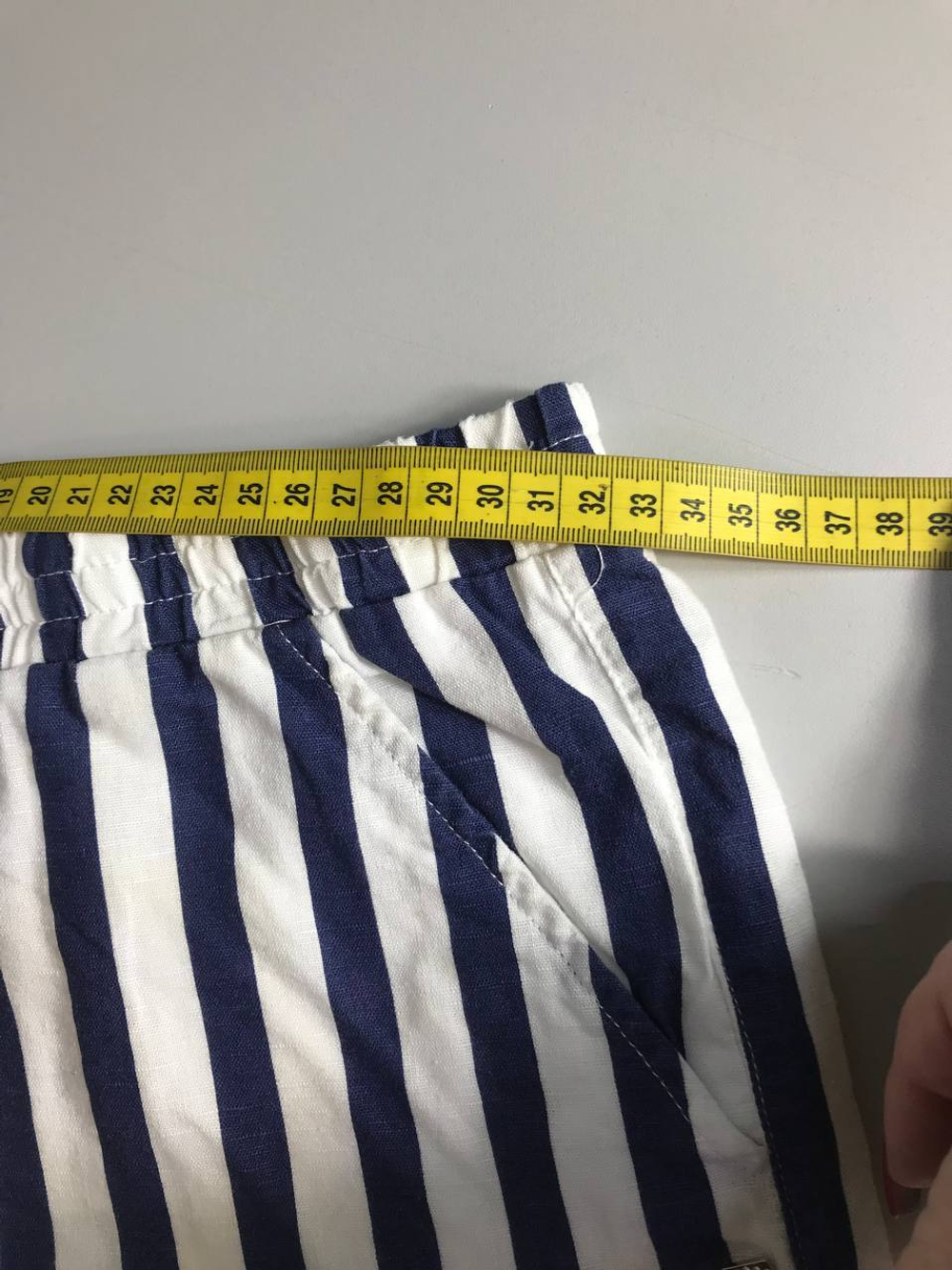 Шорты Original Marines льняные в полоску, на 13/14 лет