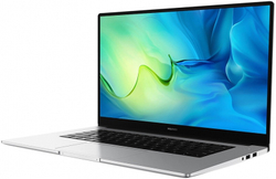 Ноутбук Huawei MateBook D 15 (53013HSR) Ryzen 5 5500U 8Gb SSD512Gb AMD Radeon 15.6" IPS FHD (1920x1080) Windows 11 WiFi BT Cam silver