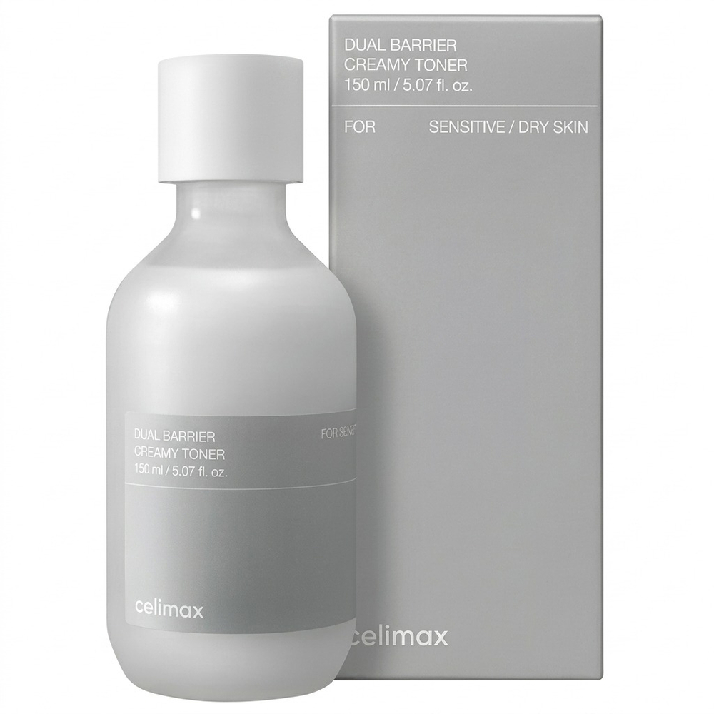 Барьерный кремовый тонер Celimax Dual Barrier Creamy Toner, 150мл