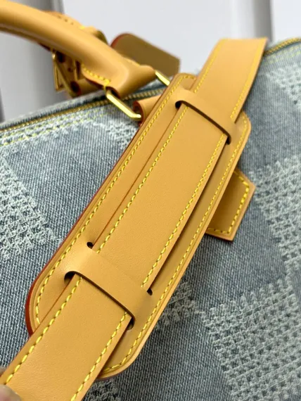 Сумка Louis Vuitton Speedy с плечевым ремнём синий