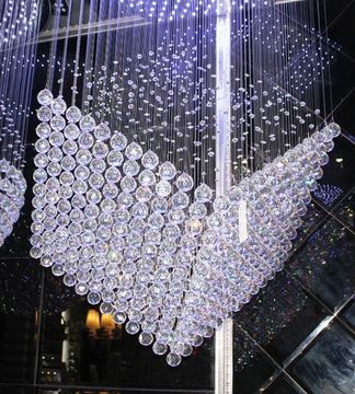 cristal  cascade chandelier  11-11  by Cristallino