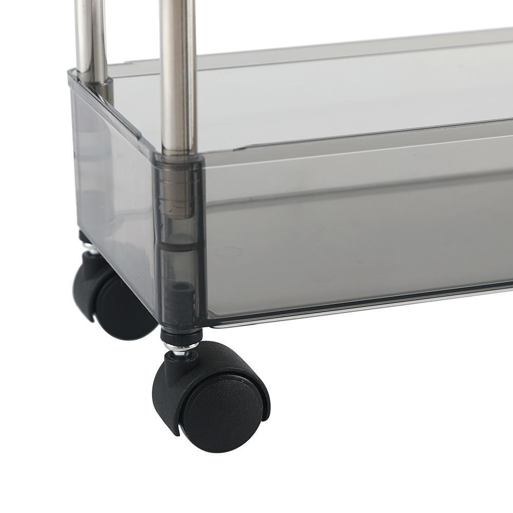 Этажерка 3-х ярусная на колесах, 37*13,3*63см, JG8610-3CR