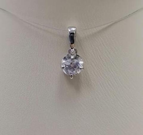 Подвеска из золота с фианитами