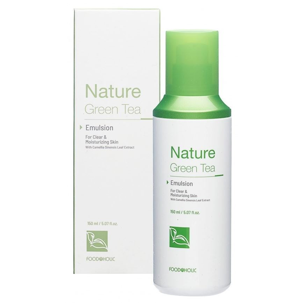 Эмульсия с экстрактом зеленого чая успокаивающая FOODAHOLIC Nature Green Tea Emulsion 150 мл