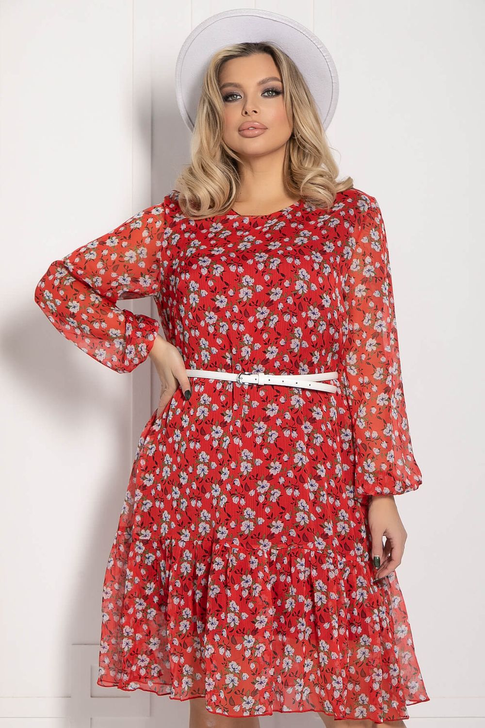 Платье Солнечный свет (красное) П12691-13 LT Collection