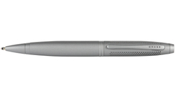Солидная серая шариковая ручка с LED подсветкой CROSS Lumina AT0112-29 в подарочной коробке
