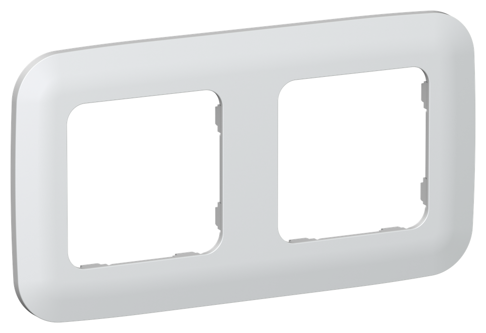 FLITE Рамка 2-местная РУ-2-А-ФлЖ жемчуг IEK