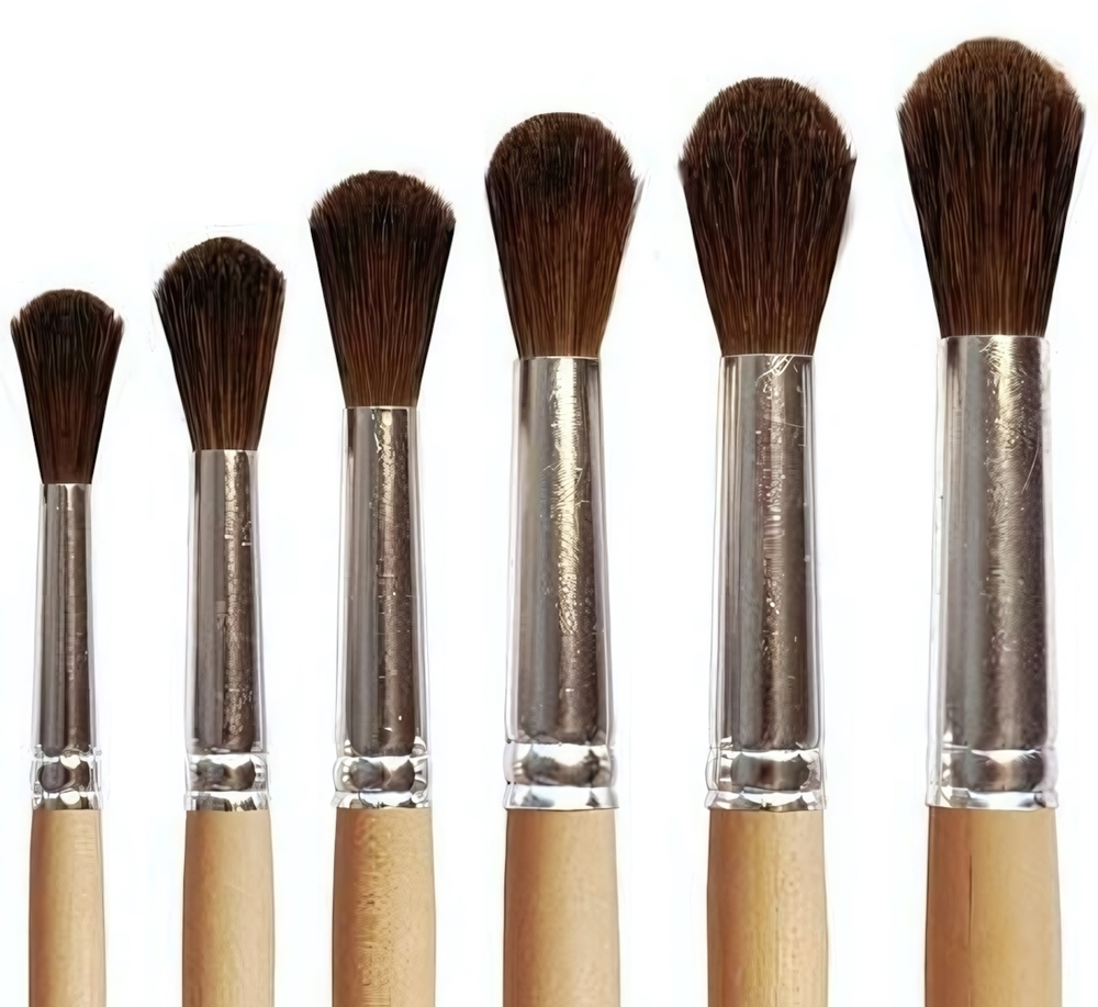 Кисть колонок №4 круглая (Нил)