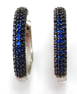 Серьги из серебра "Эстерелла", 925 пробы, с фианитами