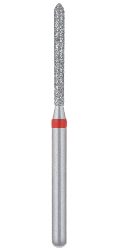 EDENTA F879.314.012 Алмазный бор 879 FG, d 1,2 мм, зернистость мелкая, форма торпеда