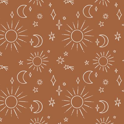 Звездное небо на коричневом фоне