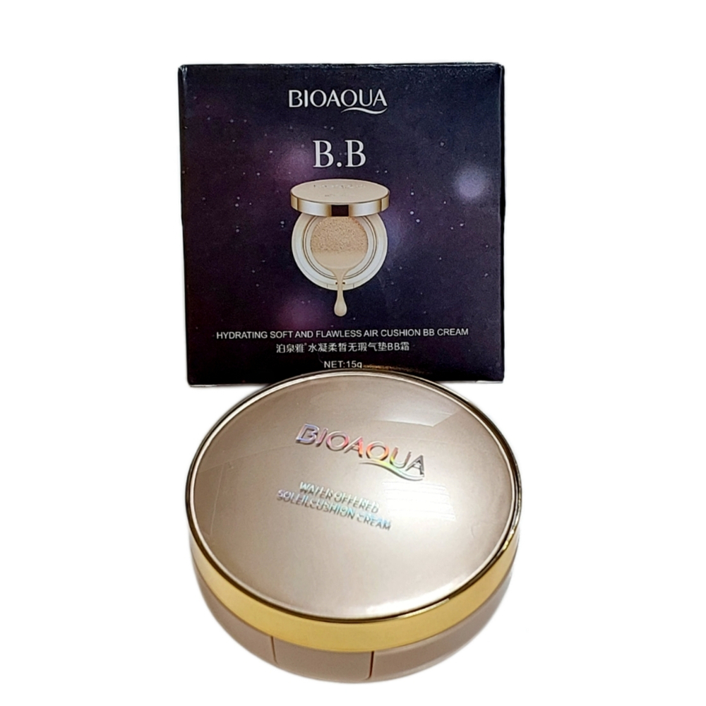 Увлажняющий кушон BIOAQUA B.B. N03 Светлый беж, 15 гр.
