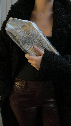 Сумка Ekler metall alligator