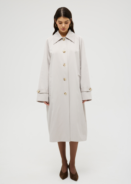 Тренч прямого кроя