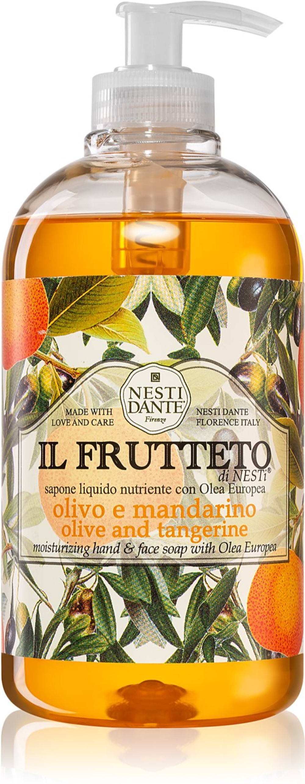 Nesti Dante Il Frutteto Olive and Tangerine - жидкое мыло для рук /   500  ml  / GTIN 837524001103