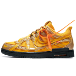 Кроссовки Off-White x Air Rubber Dunk University Gold
