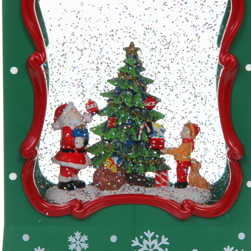 Сувенир с подсветкой «Елочка нарядная» 16.6*8.6*23 см, микс (питание от USB и батареек)