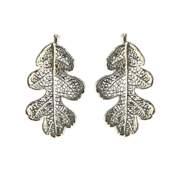 Серьги листья Ester Bijoux Дуб LF83C-S BW