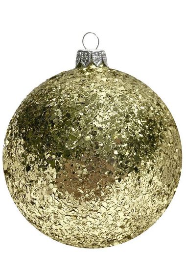 Шар пластиковый Серпантин, 150 мм., 1 шт., золотой, ПромЕлка (ШИПЛС-150Gold)