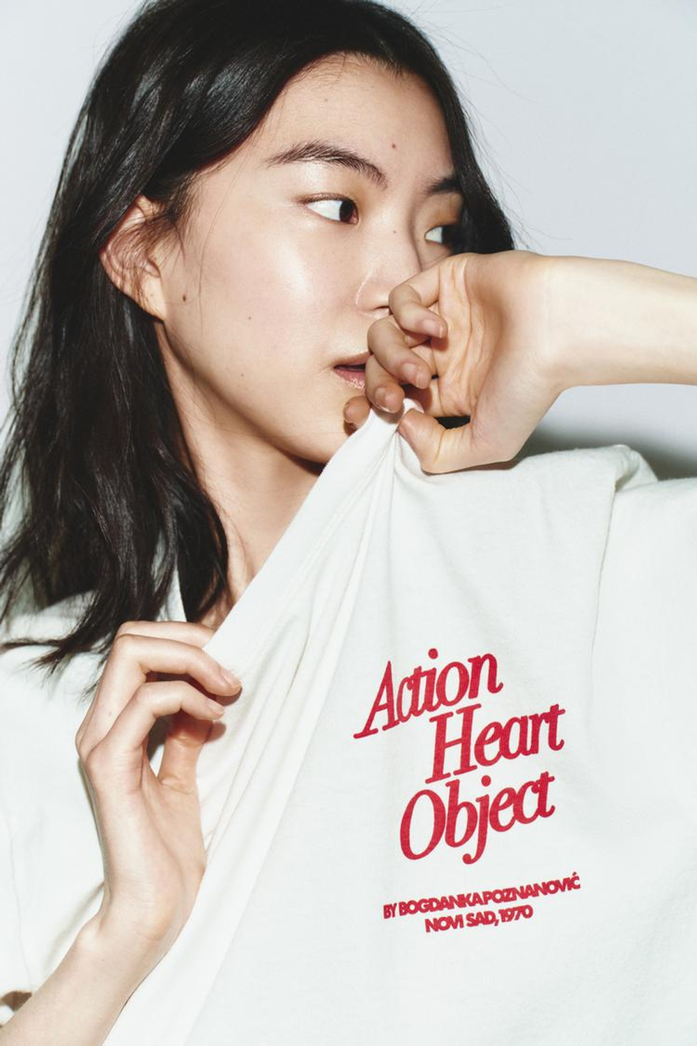 ZARA ФУТБОЛКА С ПРИНТОМ BOGDANKA POZNANOVIĆ ©2026, БЕЛЫЙ