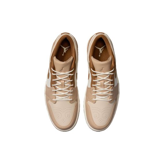 Jordan Air Jordan 1 Винтажные баскетбольные кроссовки Low Топ Умбра Мужские