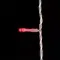 Светодиодная бахрома мерцающая 3,1*0,5 м, 220V., 150 красных LED ламп, соединяемая, прозрачный ПВХ, Beauty Led (PIL150BL-10-2R)