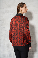 22529 Блузка женская (бургунд)