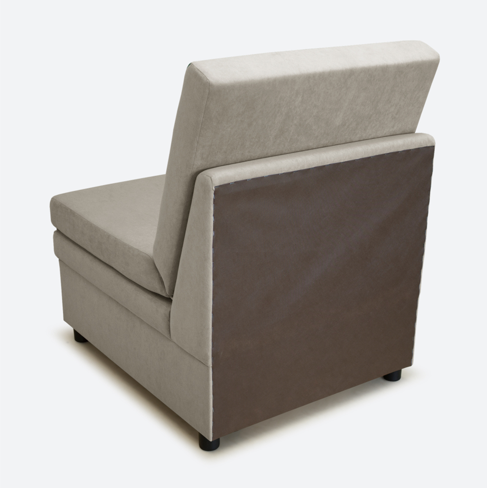 Кресло-кровать "Экономик" 70 см, велюр Dream Beige