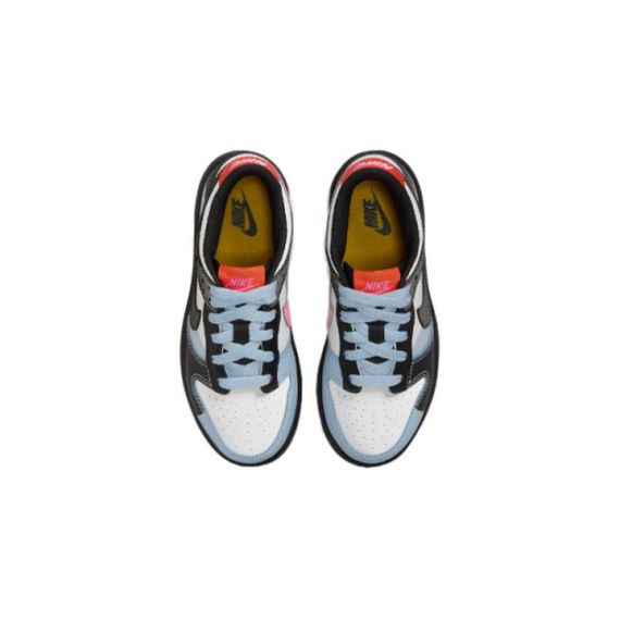 NIKE Dunk Детские Скейтбординги Низкие Топы Серый Голубой Черный Kids
