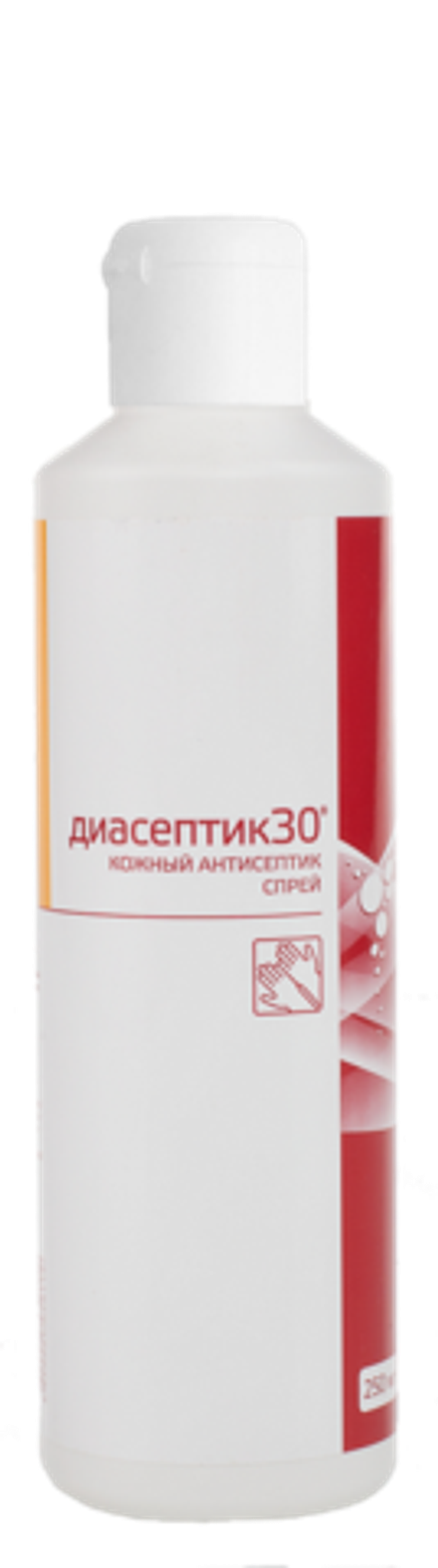 Диасептик-30 - Готовый к применению кожный антисептик, 250мл