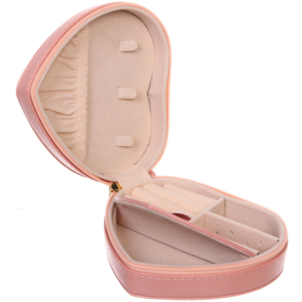 Шкатулка для украшений «ДАНТЕ», цвет пудровая роза, 12*10*4,7см (коробка)