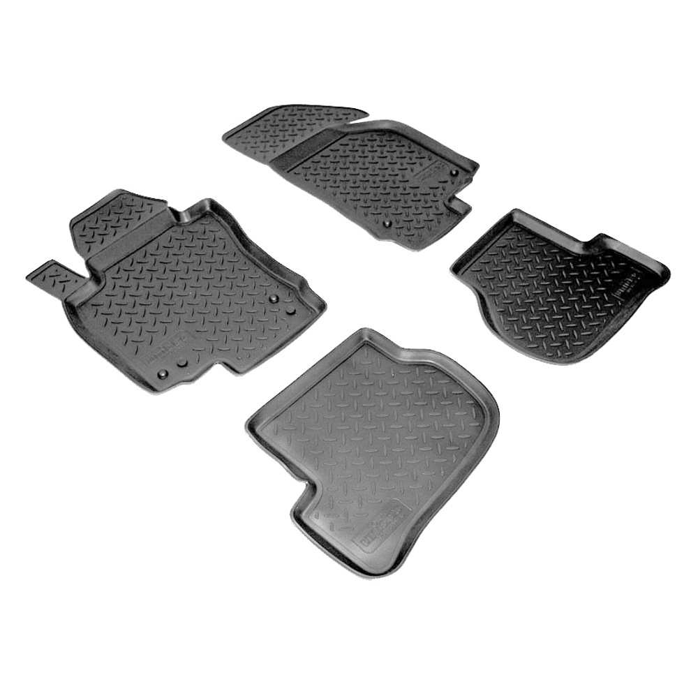 Ковры в салон Norplast/Unidec для Volkswagen Golf VI (2009-2013)Полиуретан,Черный, арт.NPL-Po-95-16