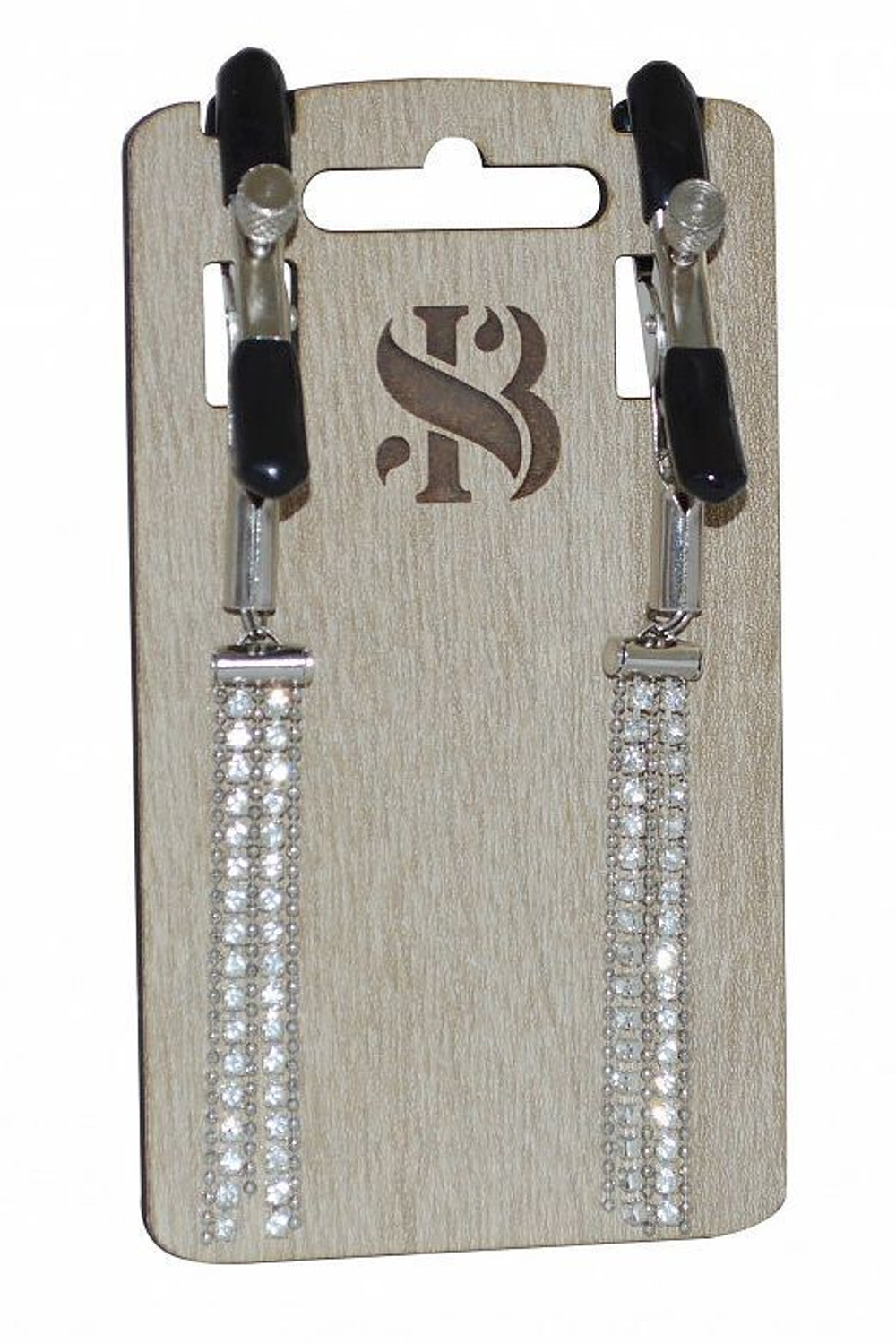 Зажимы для сосков Диамант (Цвет: серебристый)