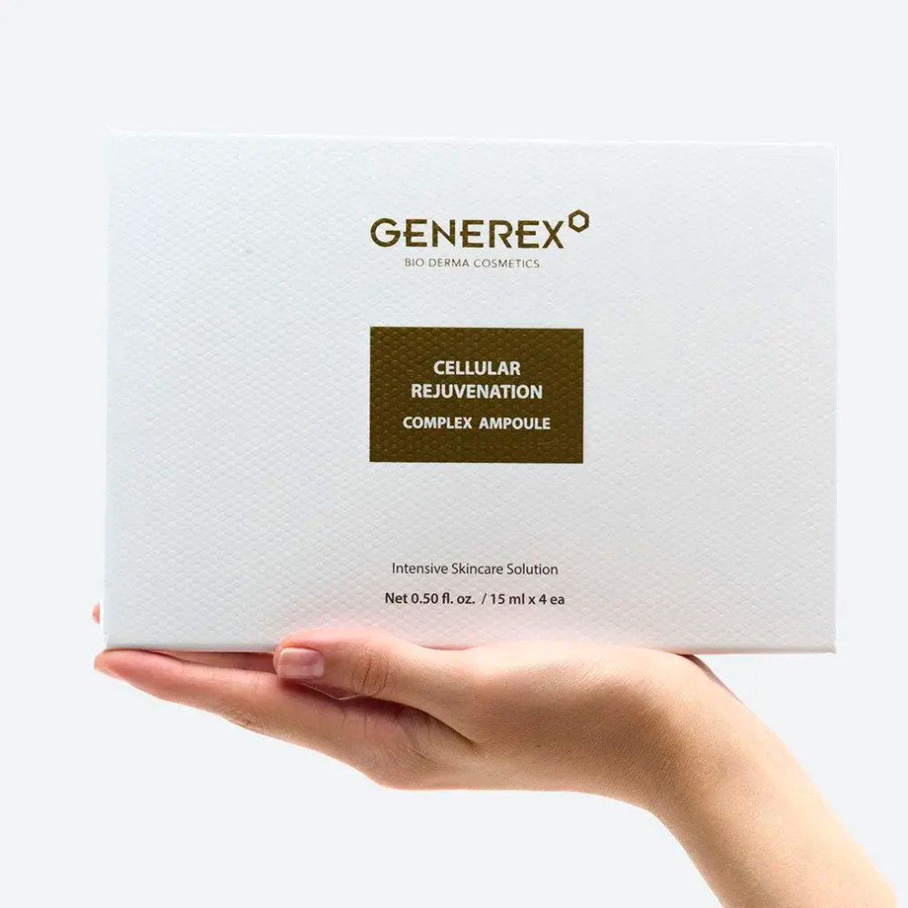GENEREX Ампула с комплексом клеточного омоложения CELLULAR REJUVENATION Complex Ampoule 15млx4