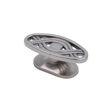 Ручка-кнопка, чернёный старинный цинк