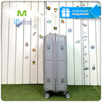 Средний чемодан L'Case Doha, серый