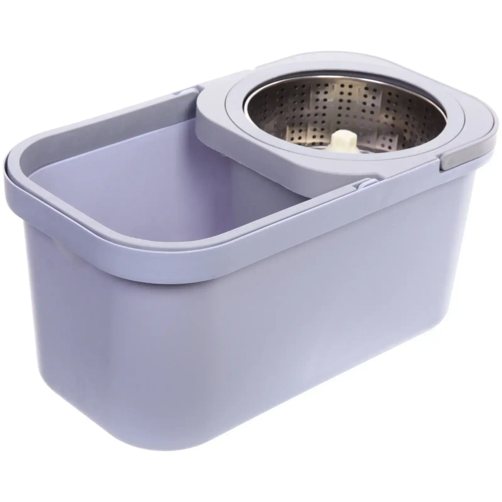 Набор для уборки «Селфи» Практик (ведро с отжимом, швабра, две насадки) в цветной коробке ZY020