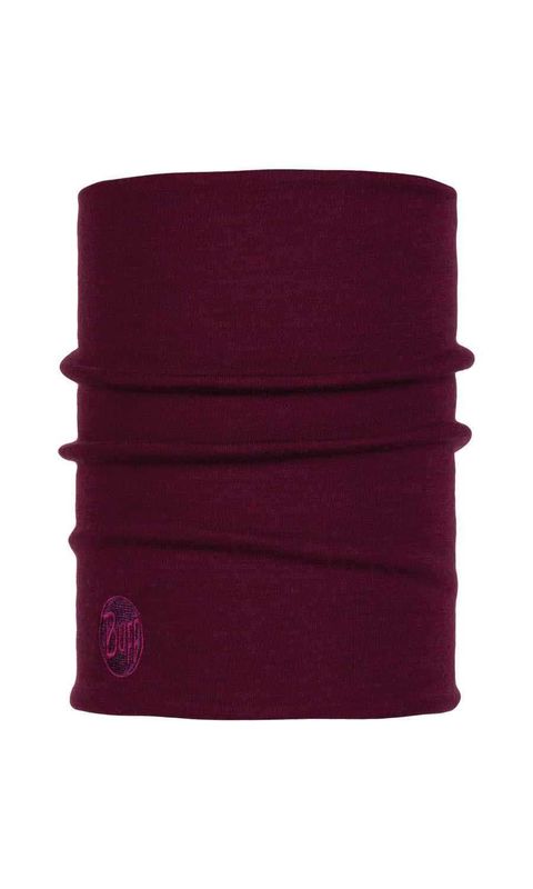 Теплый шерстяной шарф-труба Buff Wool Heavyweight Purple Raspberry Фото 1