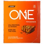 One Brands, ONE Bar, батончики со вкусом пирога с арахисовой пастой, 12 батончиков, 60 г (2,12 унции) каждый