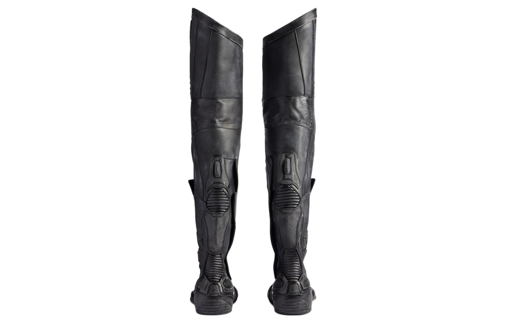 Balenciaga Biker Over the knee Boots "Black"