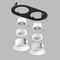 Комплект со светильником Lightstar Domino Round (214657+214606+214606+214006+214006) D6570606WMOD