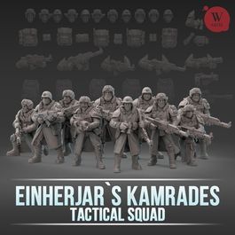 Комплект миниатюр Einherjar`s Kamrades Tactical Squad
