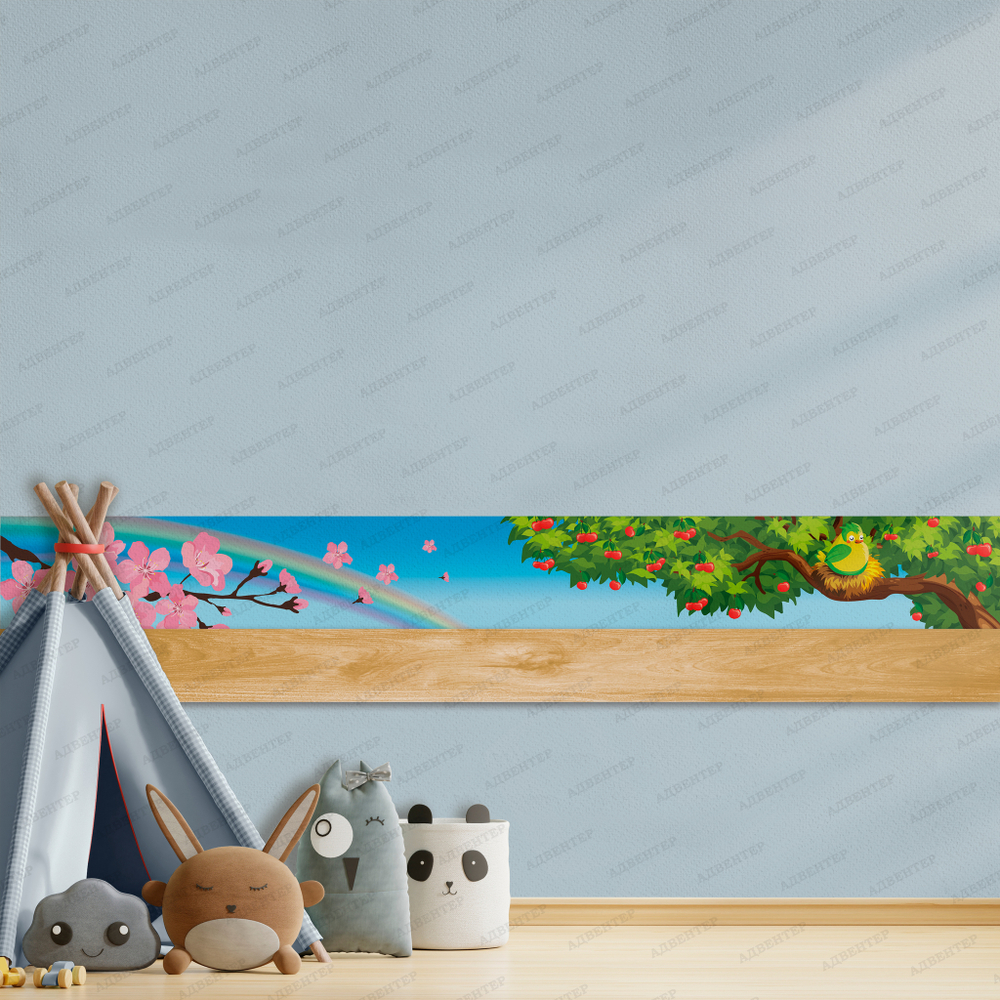 Фотообои для детского сада Весна-лето 016