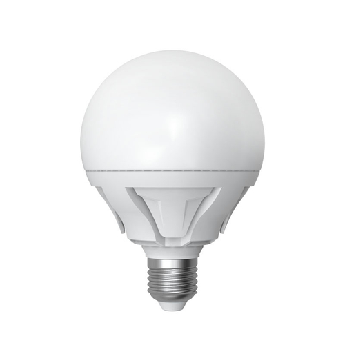 LED-G95-16W/NW/E27/FR ALP01WH Лампа светодиодная. Форма шар, матовая колба. Материал корпуса алюминий. Цвет свечения белый. Серия Palazzo. Упаковка
