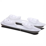 Коньки раздвижные, ледовые с роликовым блоком Ice Line Z4, синий-белый (pазмер 29-33)