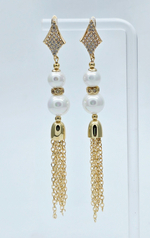 91003729 Серьги Selena Pearls