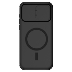 Чехол от Nillkin c поддержкой магнитной зарядки MagSafe для смартфона iPhone 15 Pro, с защитной шторкой камеры, серия CamShield Pro Magnetic