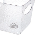 Корзина - органайзер для хранения «СКРЭДДИ ЛОК», прозрачная, 15.3*15.3*13.5см (пластик АВС)